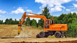 Pelle hydraulique mobile 105 ch (Moteur D-245)